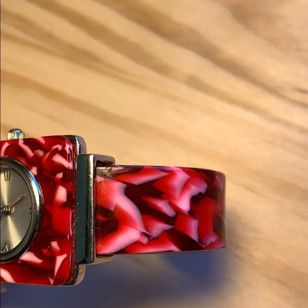 Narmi lucite bracelet watch fashionable fun